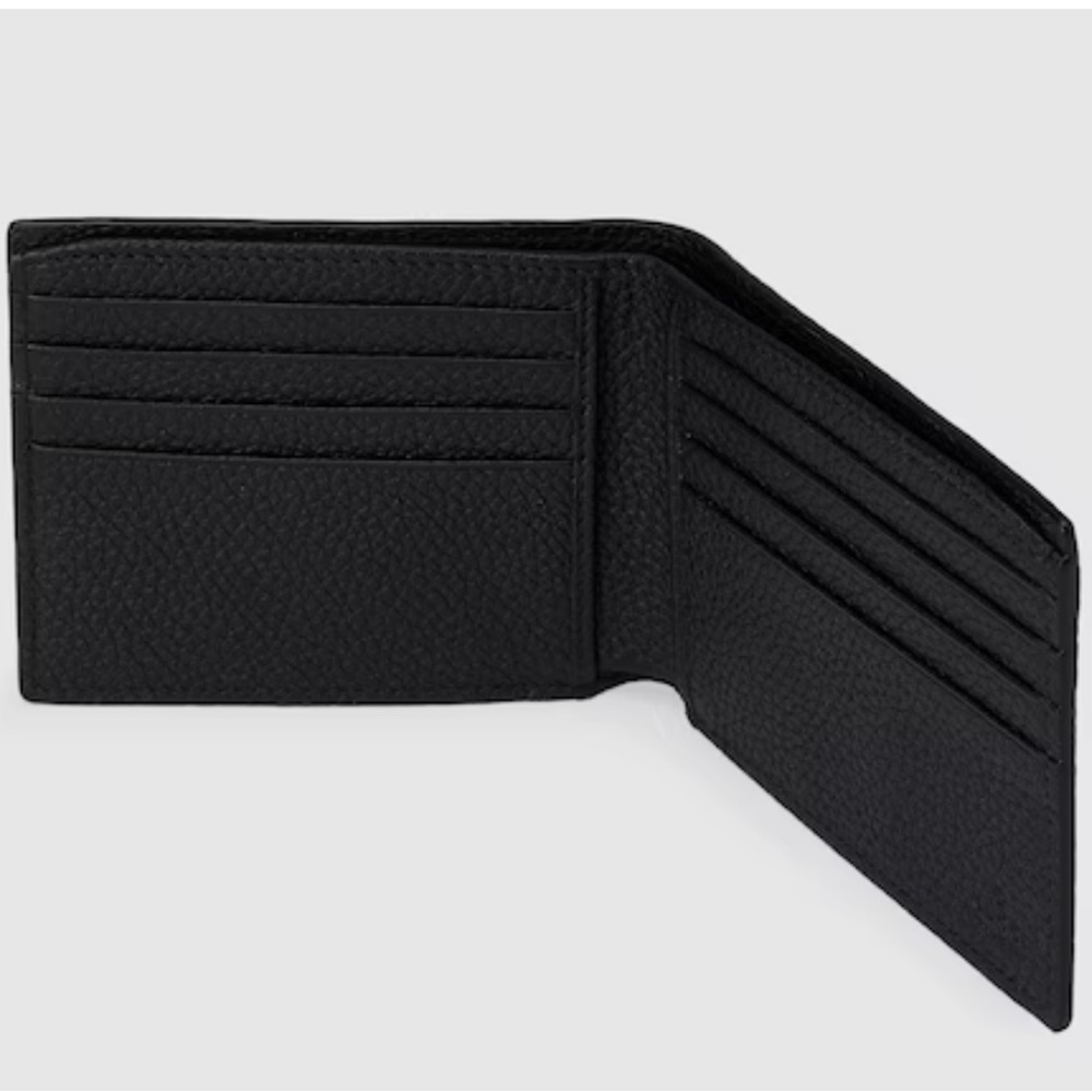 SOLD Gucci Vintage Black Bi-Fold Unisex Wallet - Picture 2 of 16